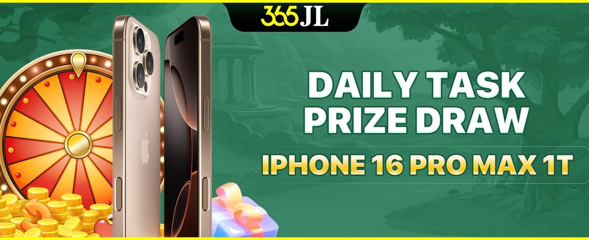 Daily iPhone Draw Daily Task Prize Draw Iphone 16 Pro Max 1T